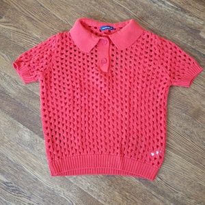 American Apparel Open Knit Top